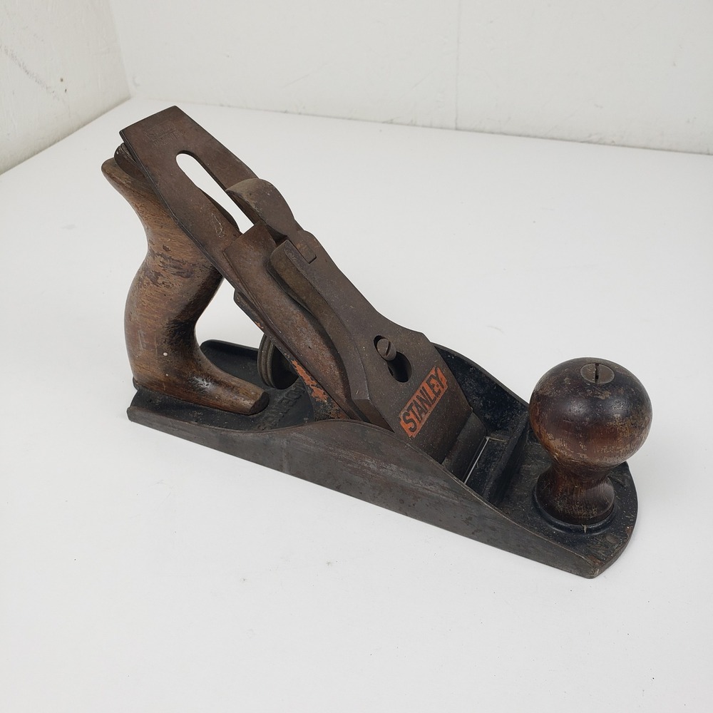 Vintage Stanley Bailey No 4 Smoothing Plane Made in USA Woodworking Tool